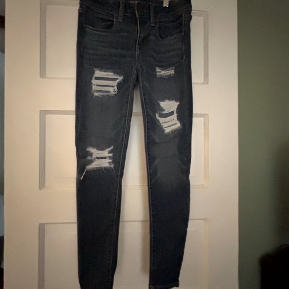 American eagle super stretch jeans size 2